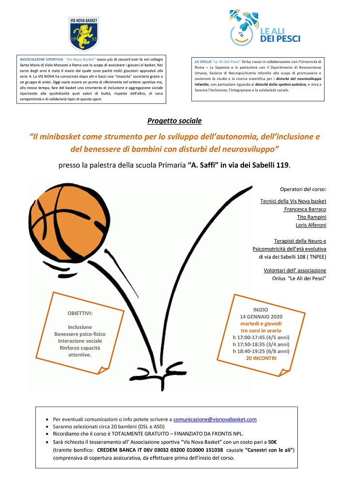locandina Vis Nova Basket